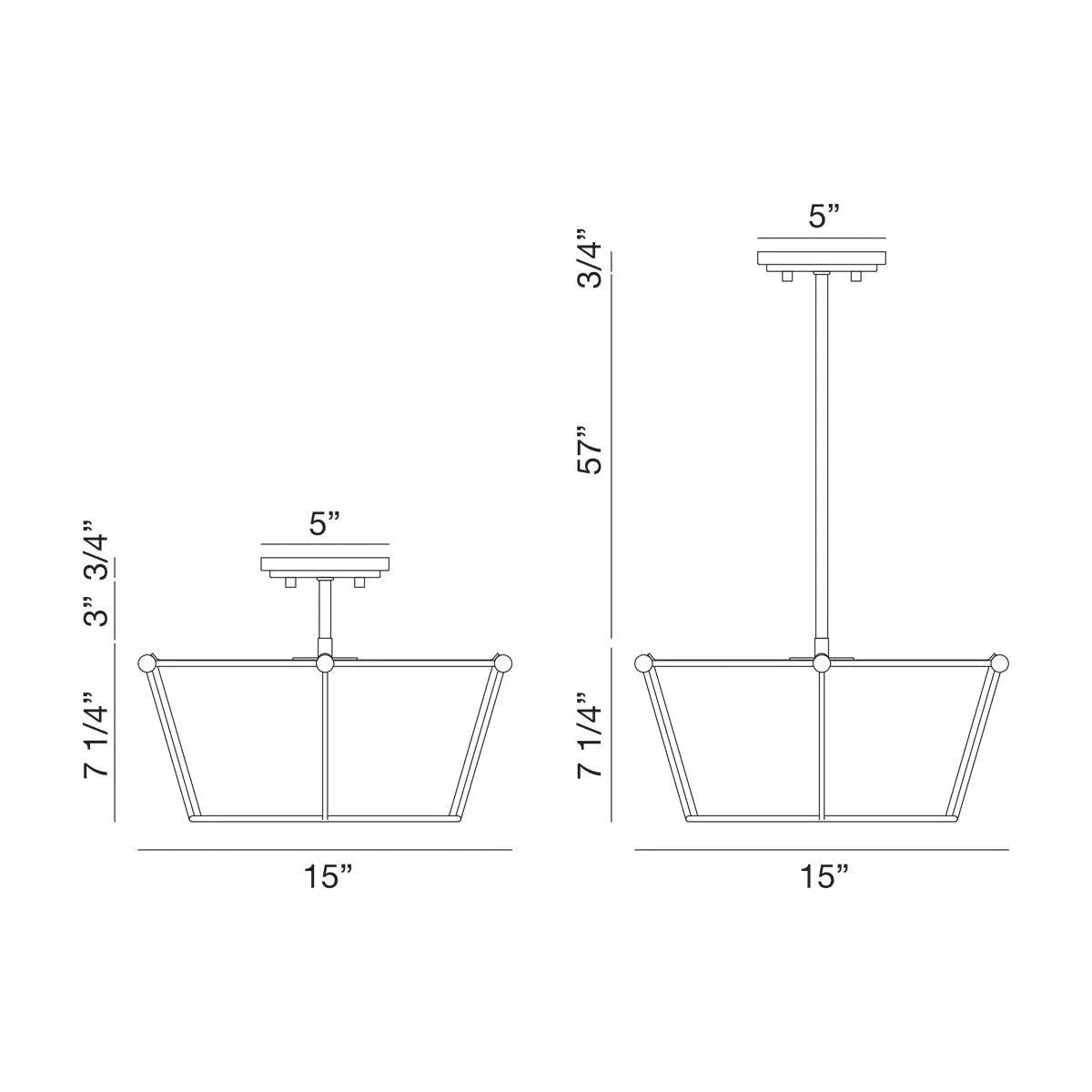 Eurofase - Pulito Pendant / Semi-Flush Mount - 39044-024 | Montreal Lighting & Hardware