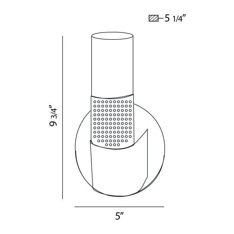 Eurofase - Uomo Wall Sconce - BR-1UOMO-05 | Montreal Lighting & Hardware