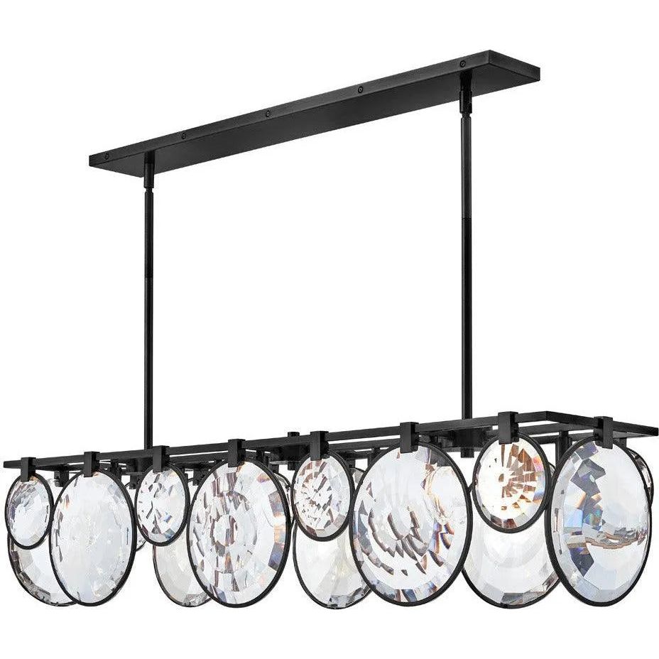 Fredrick Ramond - Nala LED Linear Chandelier - FR31266BLK | Montreal Lighting & Hardware