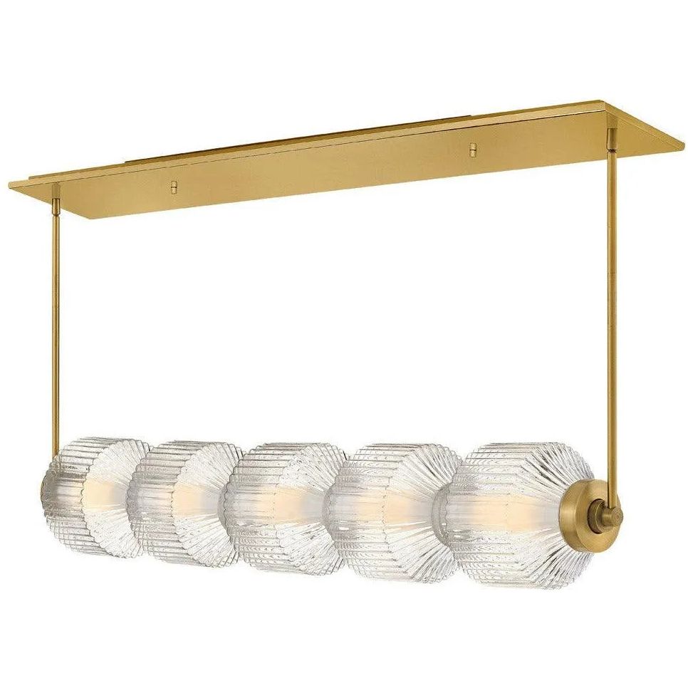 Fredrick Ramond - Reign LED Linear Chandelier - FR41465LCB | Montreal Lighting & Hardware