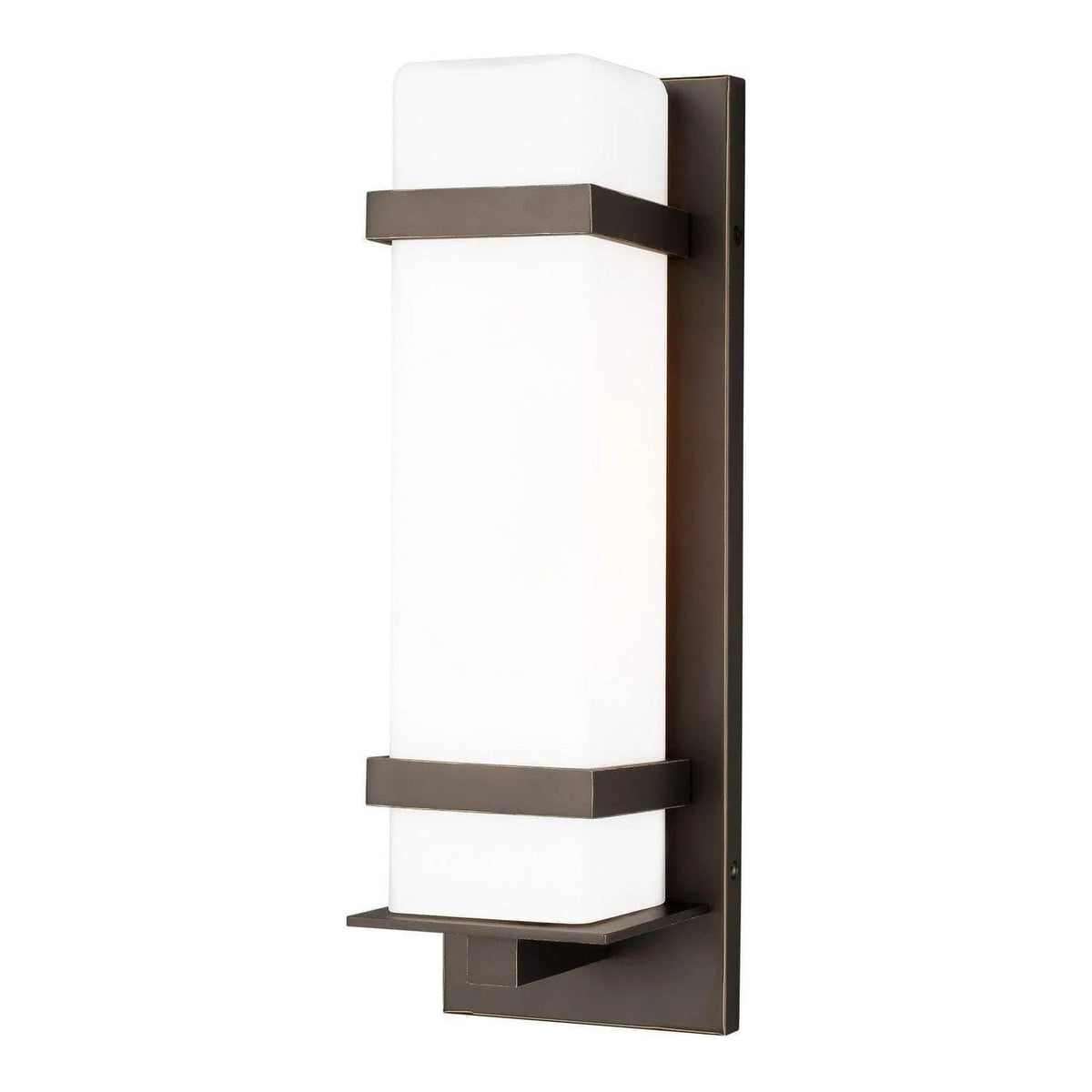 Generation Lighting - Alban Square Outdoor Wall Lantern - 8620701-71 | Montreal Lighting & Hardware