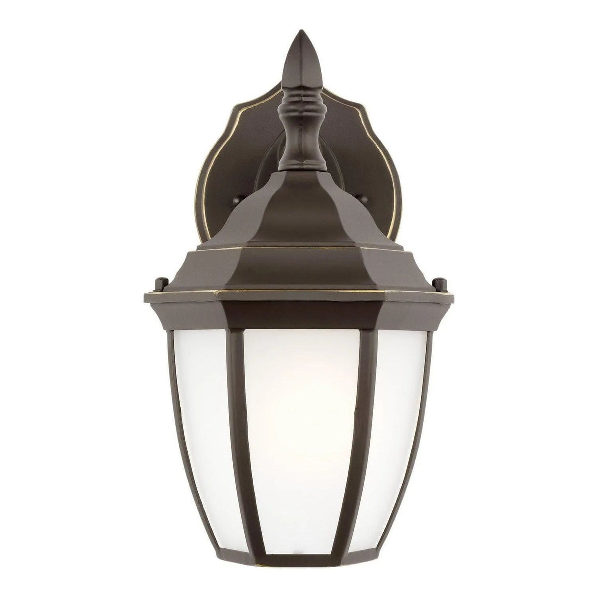 Generation Lighting - Bakersville Etched Rounded Outdoor Wall Lantern - 89936EN3-71 | Montreal Lighting & Hardware