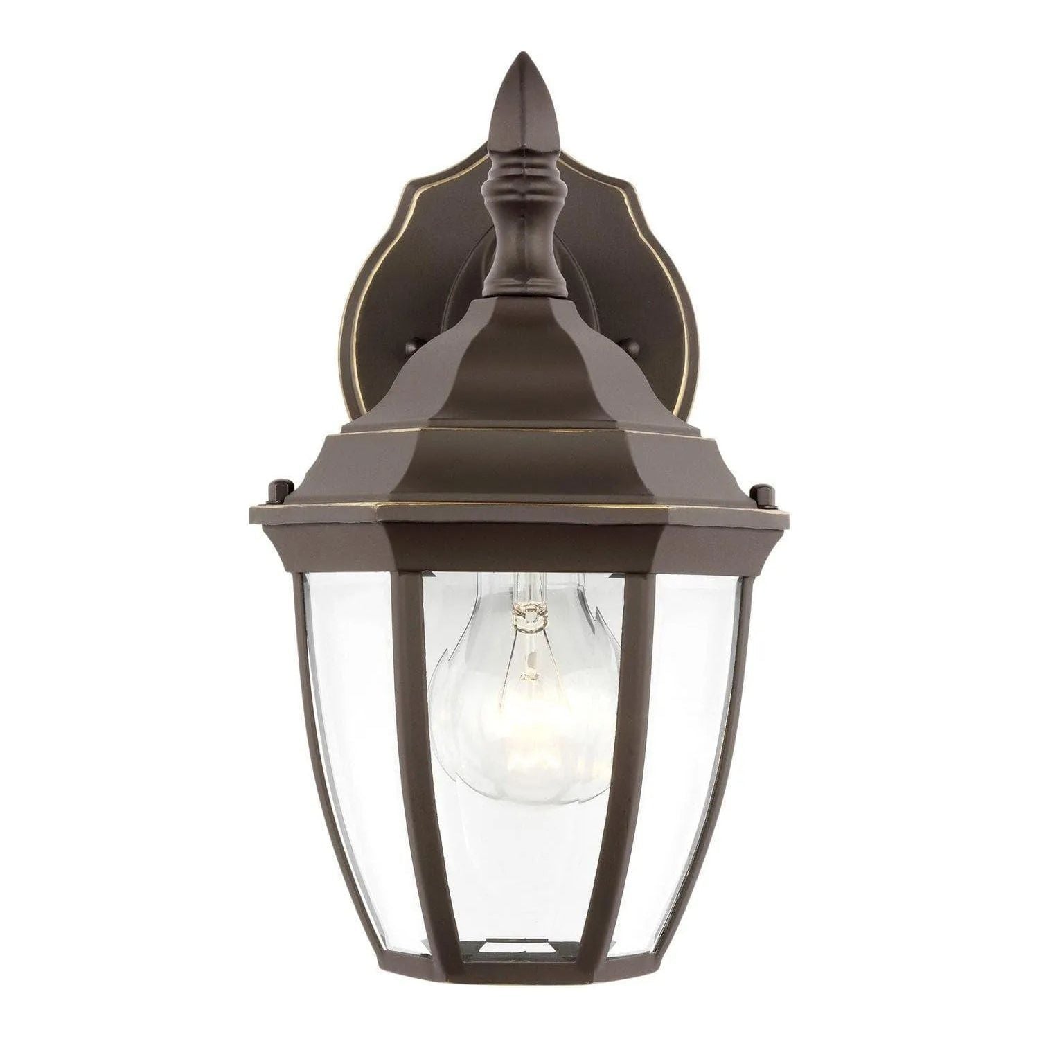 Generation Lighting - Bakersville Rounded Outdoor Wall Lantern - 88936-71 | Montreal Lighting & Hardware