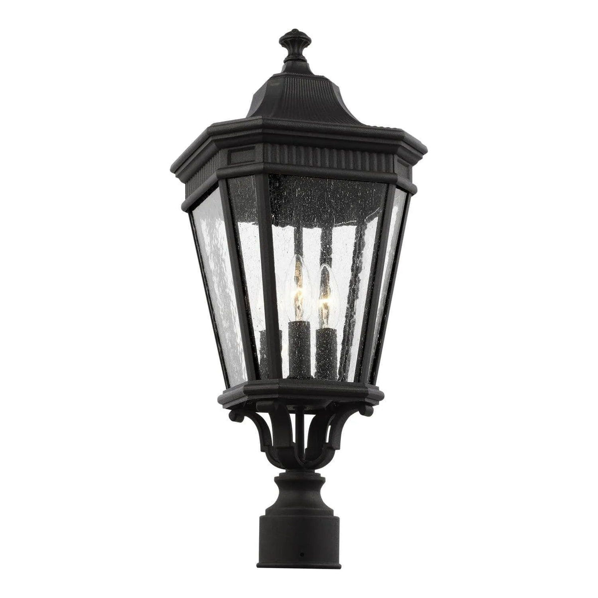 Generation Lighting - Cotswold Lane Seedy Outdoor Post Lantern - OL5427BK | Montreal Lighting & Hardware