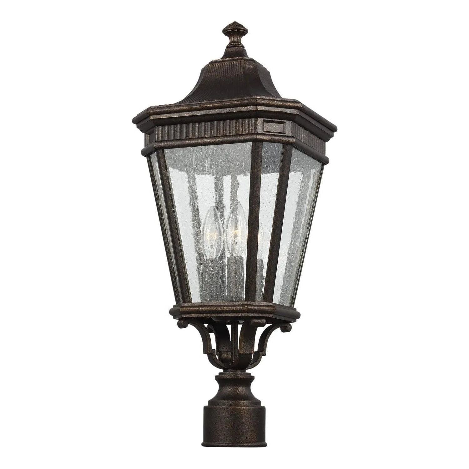 Generation Lighting - Cotswold Lane Seedy Outdoor Post Lantern - OL5427GBZ | Montreal Lighting & Hardware