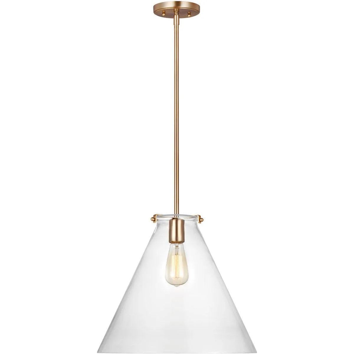 Generation Lighting - Kate Cone Pendant - 6592101-848 | Montreal Lighting & Hardware