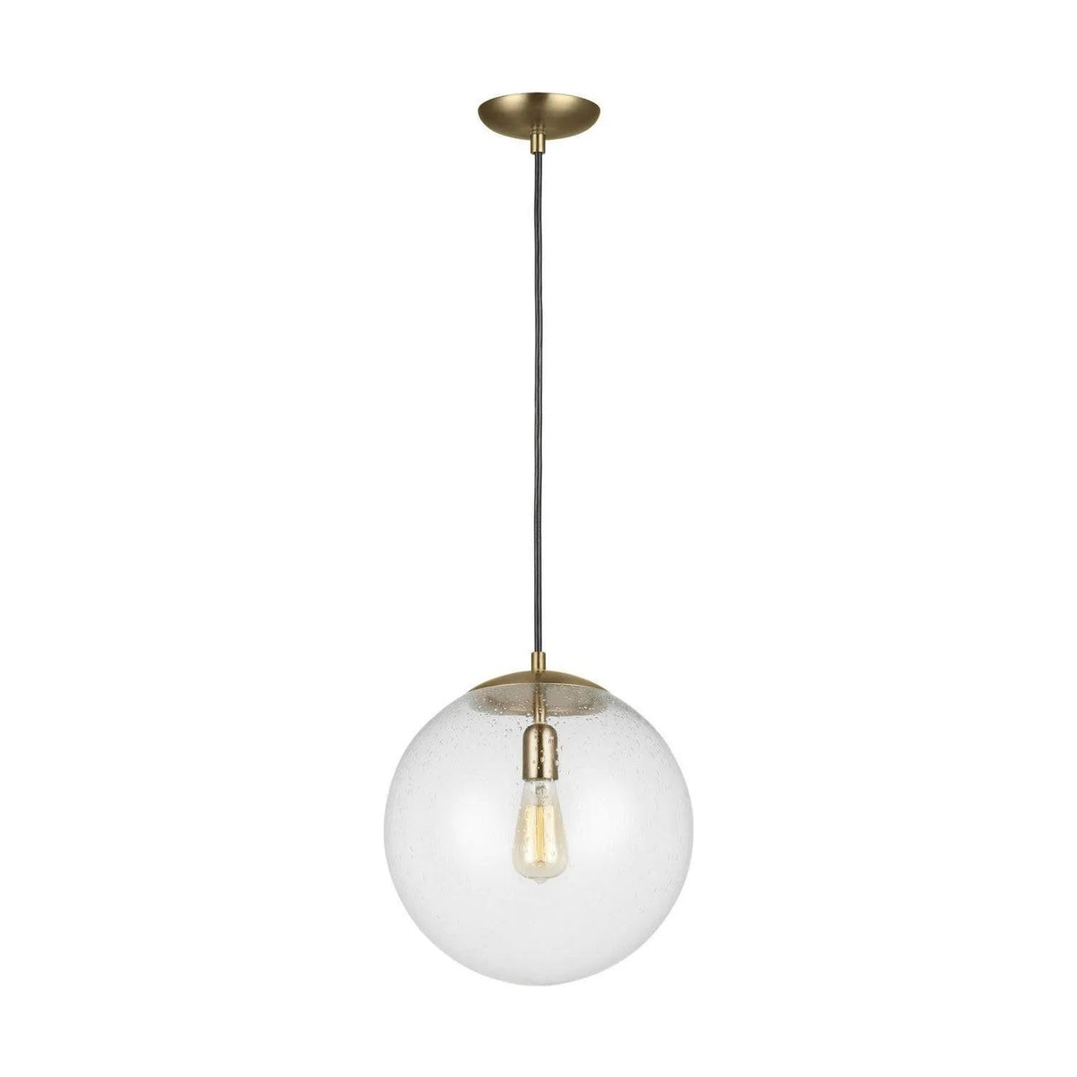 Generation Lighting - Leo-Hanging Seeded Globe Pendant - 6801801-848 | Montreal Lighting & Hardware