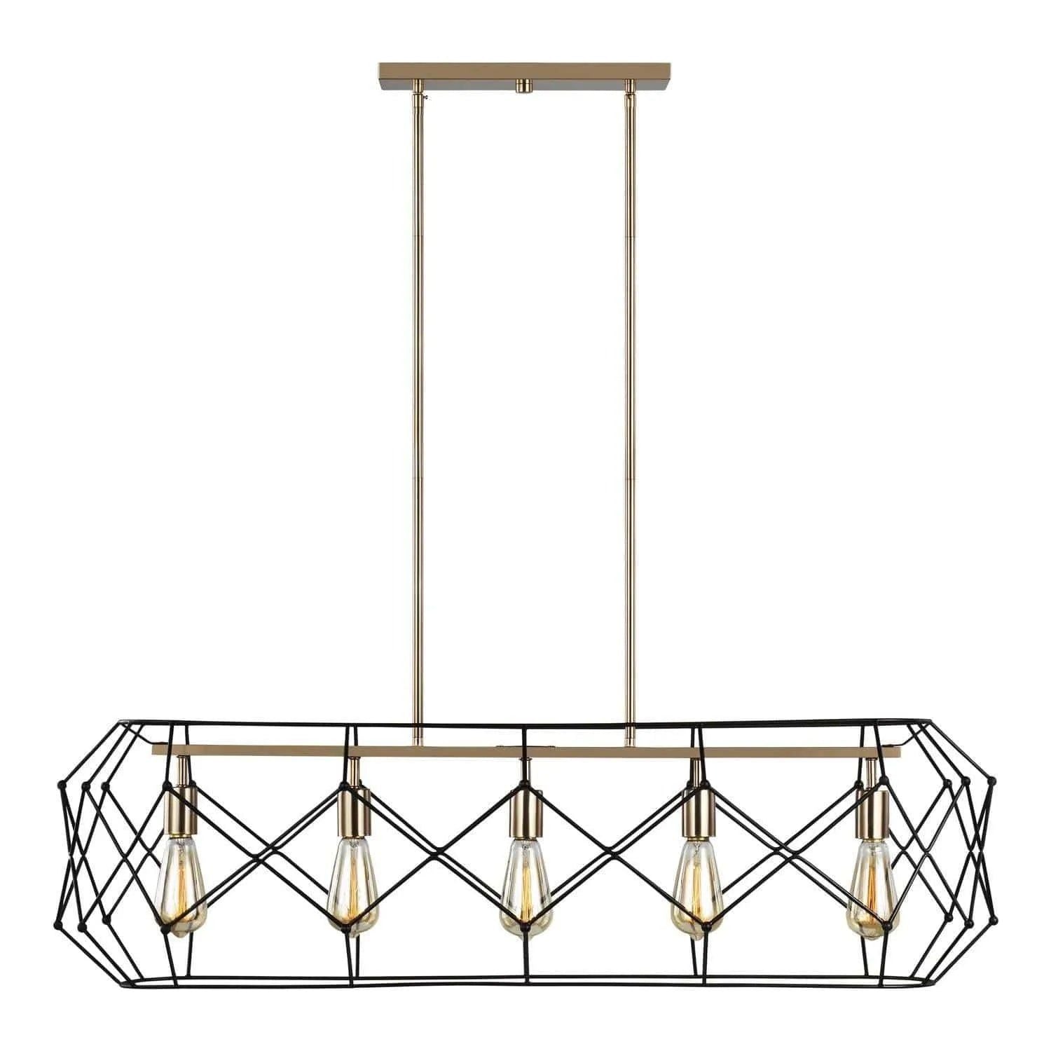 Generation Lighting - Zarra Linear Chandelier - 6634105-848 | Montreal Lighting & Hardware