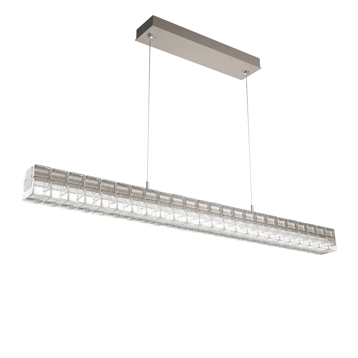 Hammerton Studio - Asscher Linear Suspension - PLB0080-48-BS-AC-CA1-L1 | Montreal Lighting & Hardware