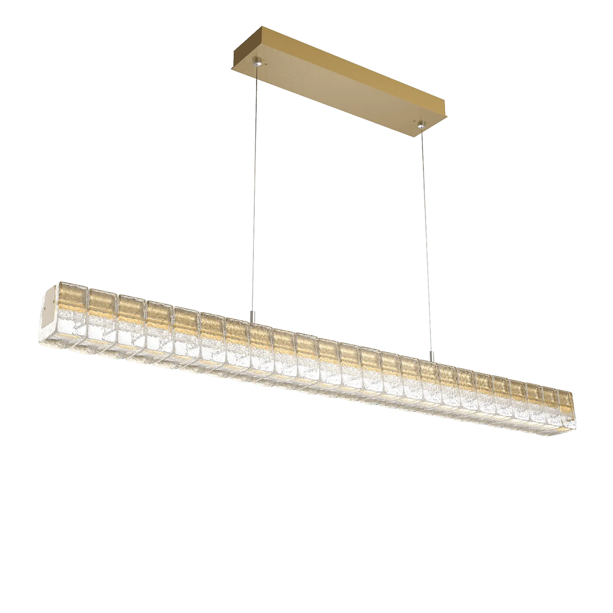 Hammerton Studio - Asscher Linear Suspension - PLB0080-48-GB-AC-CA1-L1 | Montreal Lighting & Hardware