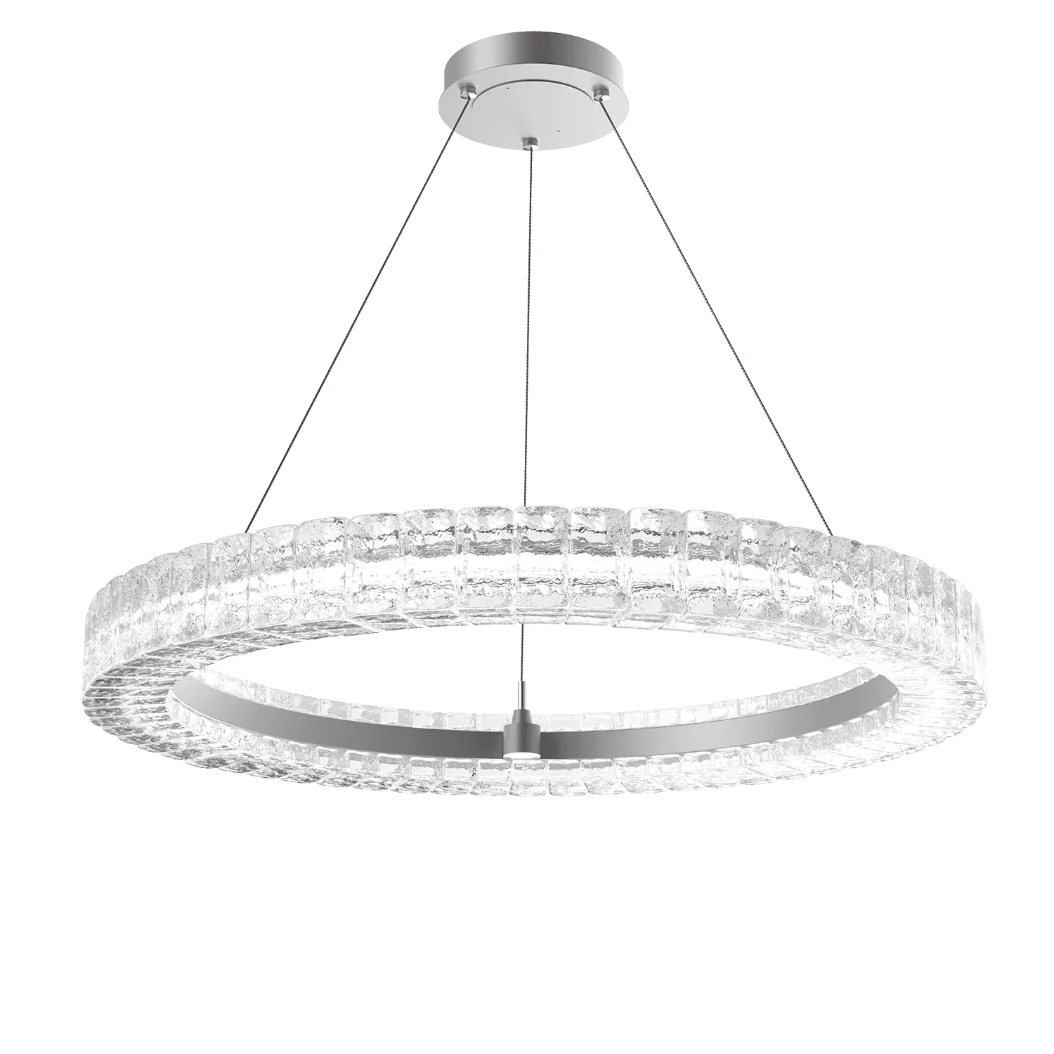 Hammerton Studio - Asscher Ring Chandelier - CHB0080-36-BS-AC-CA1-L3 | Montreal Lighting & Hardware