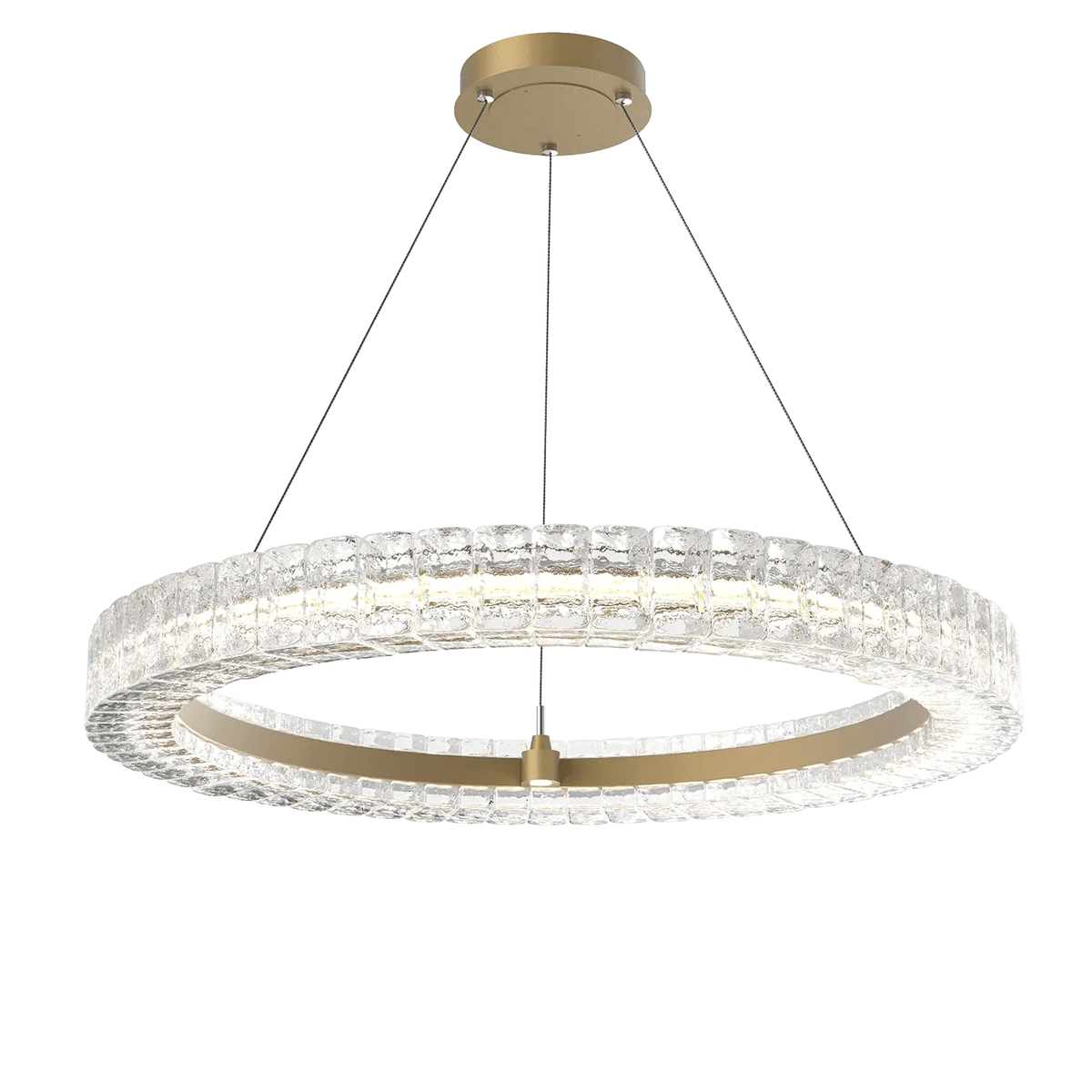 Hammerton Studio - Asscher Ring Chandelier - CHB0080-36-GB-AC-CA1-L3 | Montreal Lighting & Hardware