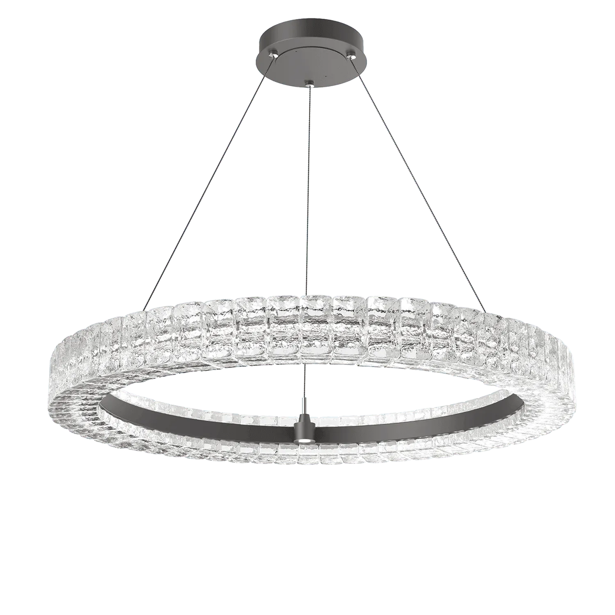 Hammerton Studio - Asscher Ring Chandelier - CHB0080-36-GP-AC-CA1-L3 | Montreal Lighting & Hardware