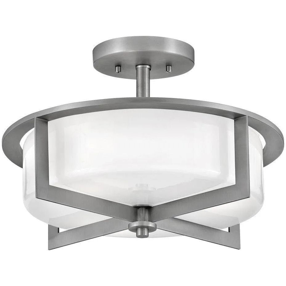 Hinkley Lighting - Baxley LED Semi-Flush Mount - 42033AN | Montreal Lighting & Hardware