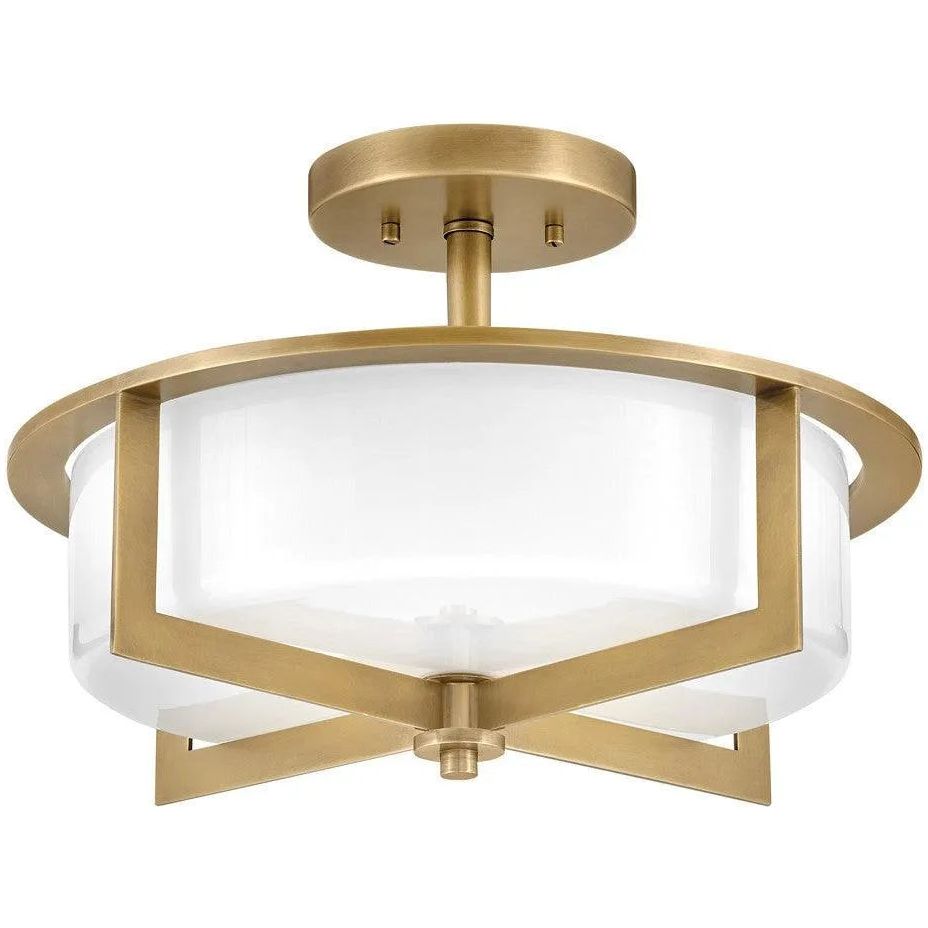 Hinkley Lighting - Baxley LED Semi-Flush Mount - 42033HB | Montreal Lighting & Hardware