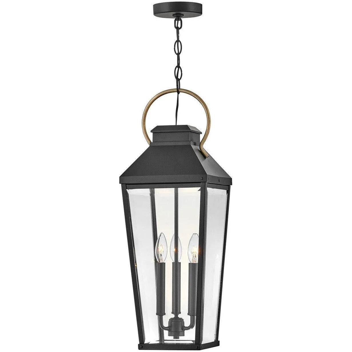 Hinkley Lighting - Dawson LED Hanging Lantern - 17502BK | Montreal Lighting & Hardware