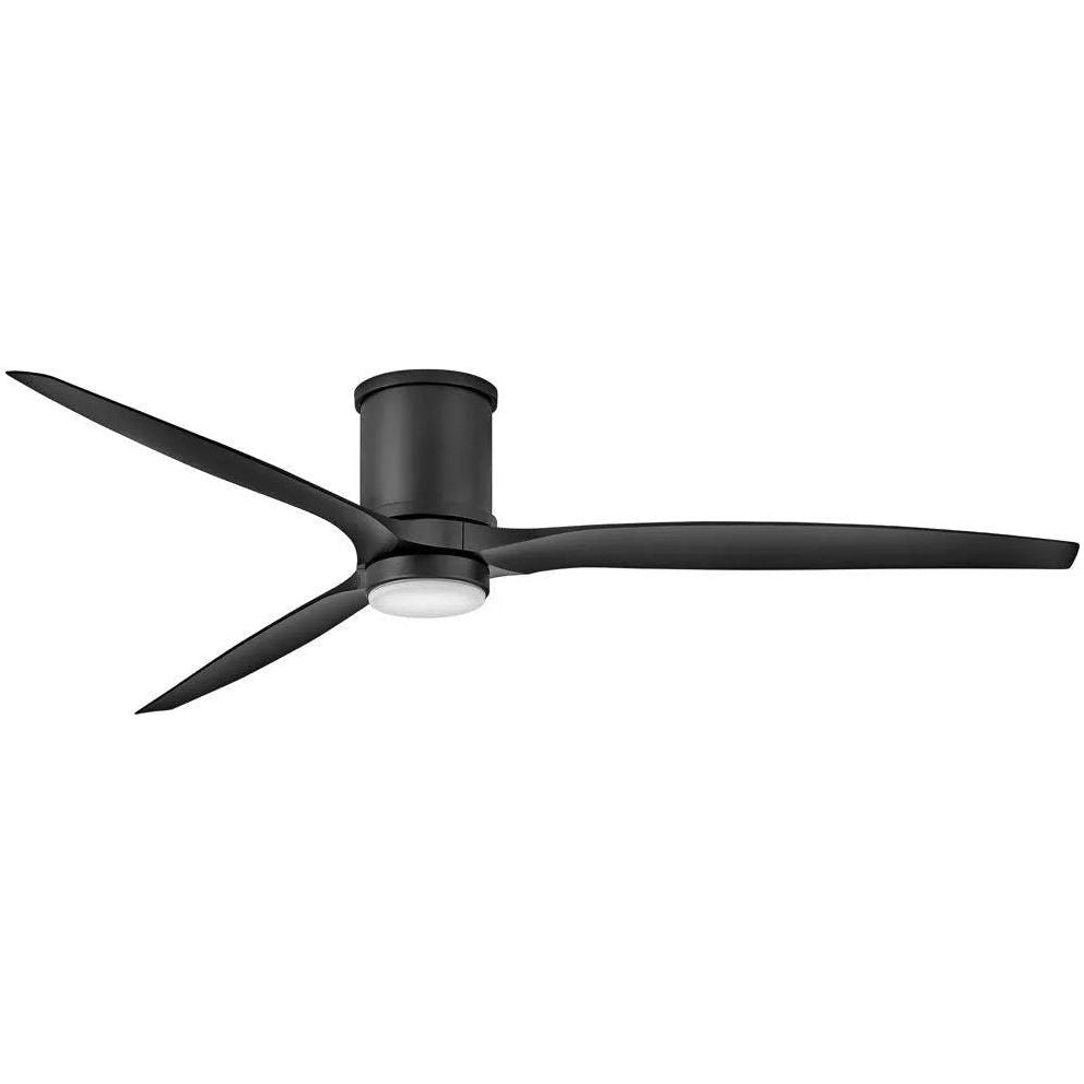 Hinkley Lighting - Hover Flush Ceiling Fan - 900872FMB-LWD | Montreal Lighting & Hardware