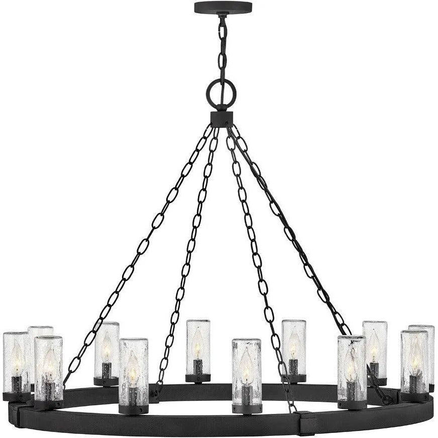 Hinkley Lighting - Sawyer LED Hanging Lantern - 29207BK | Montreal Lighting & Hardware