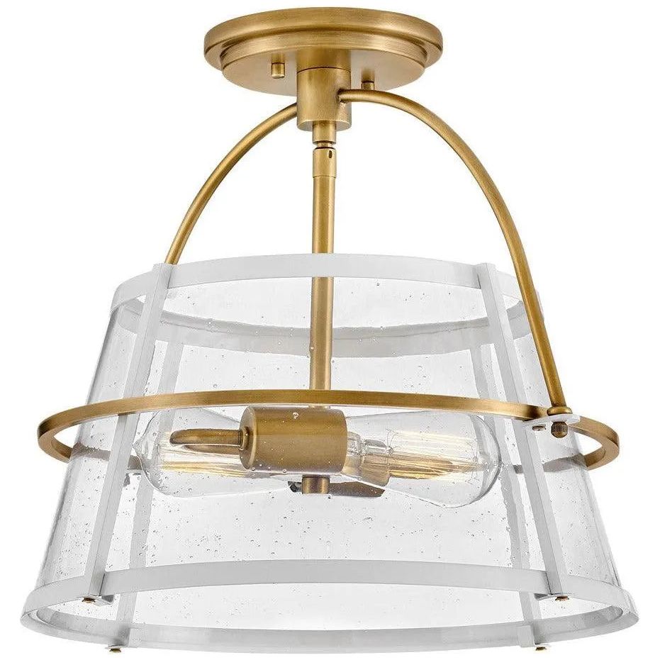 Hinkley Lighting - Tournon LED Semi-Flush Mount - 38111HB-PT | Montreal Lighting & Hardware