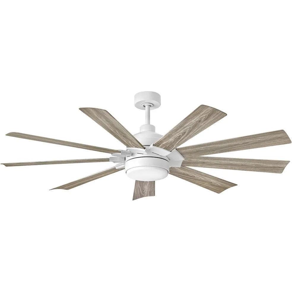 Hinkley Lighting - Turbine Ceiling Fan - 904260FCW-LWD | Montreal Lighting & Hardware