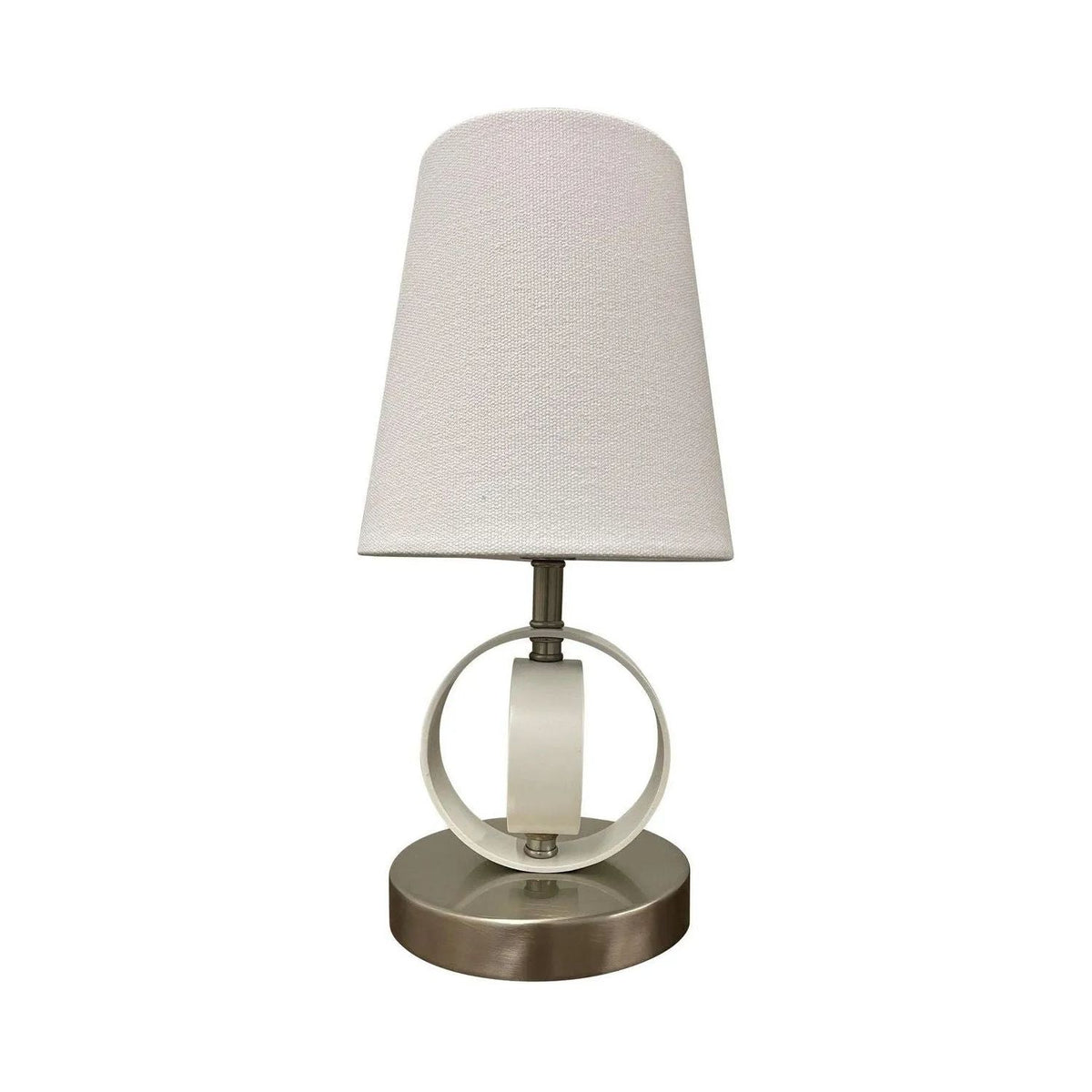 House of Troy - Bryson Ring Accent Lamp - B209-SN/WT | Montreal Lighting & Hardware