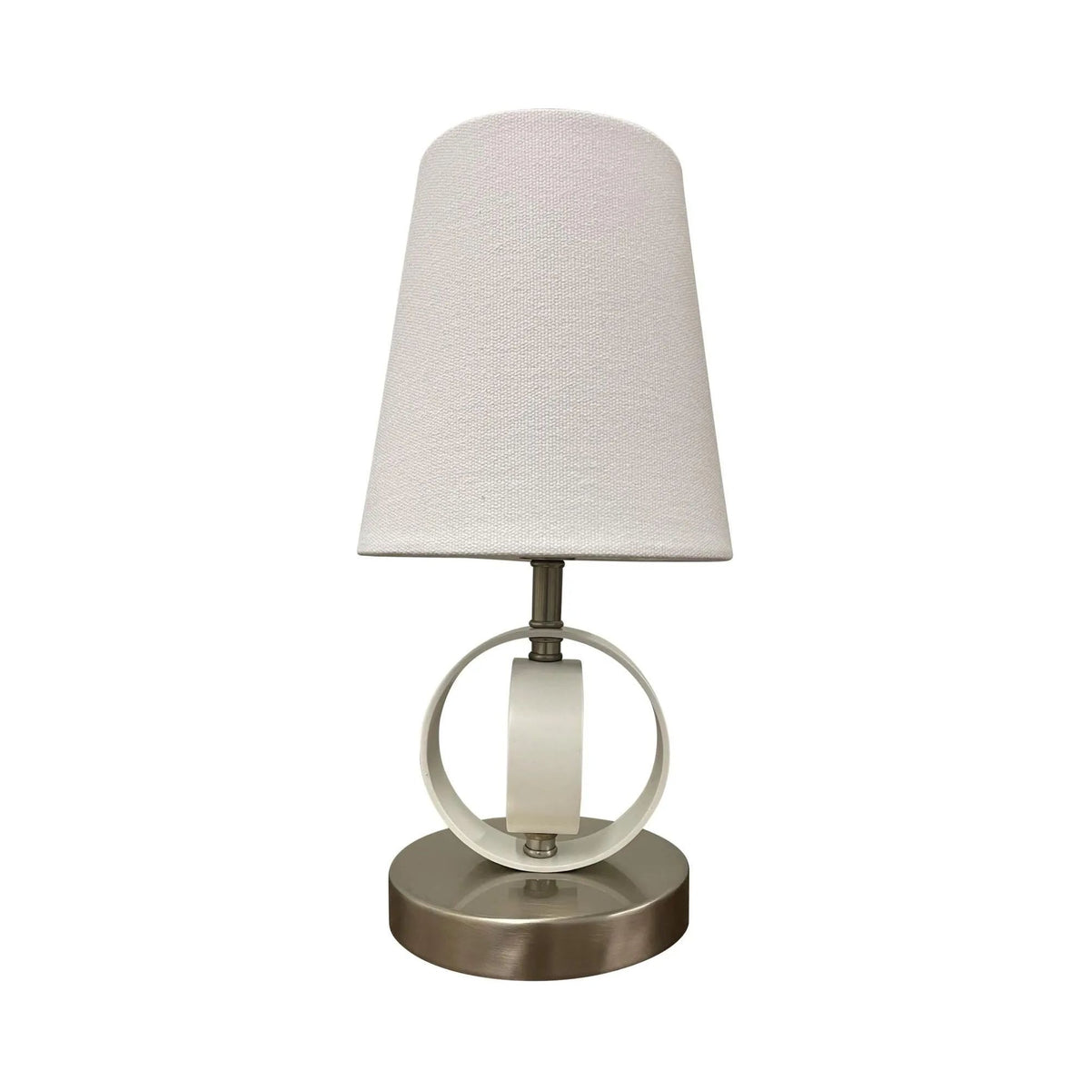 House of Troy - Bryson Ring Accent Lamp - B209-SN/WT | Montreal Lighting & Hardware