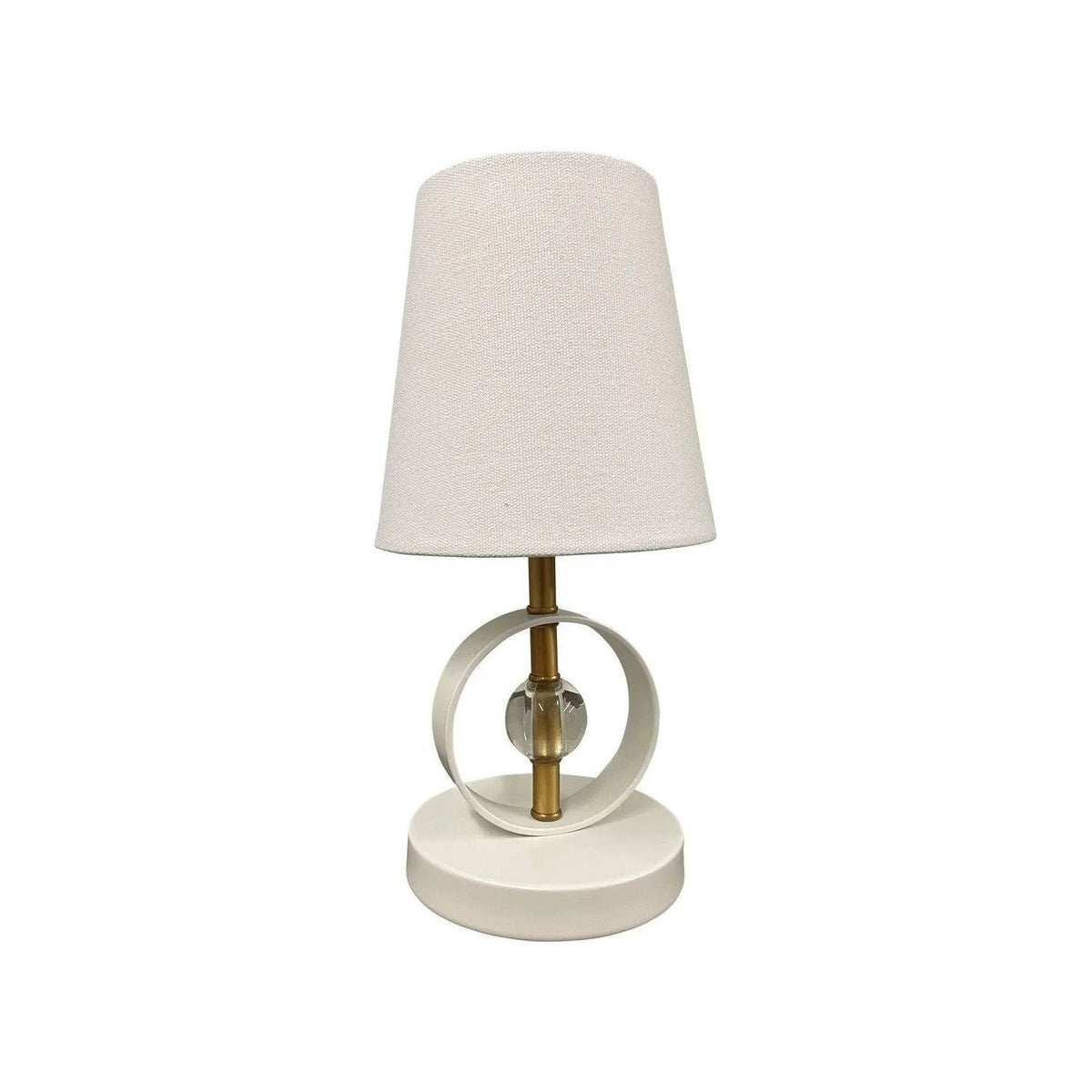 House of Troy - Bryson Ring Crystal Accent Lamp - B210-WB/WT | Montreal Lighting & Hardware