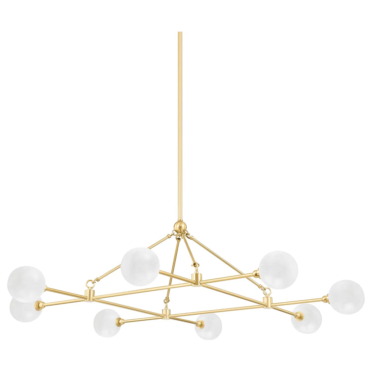 Hudson Valley Lighting - Andrews LED Chandelier - 4846-AGB | Montreal Lighting & Hardware