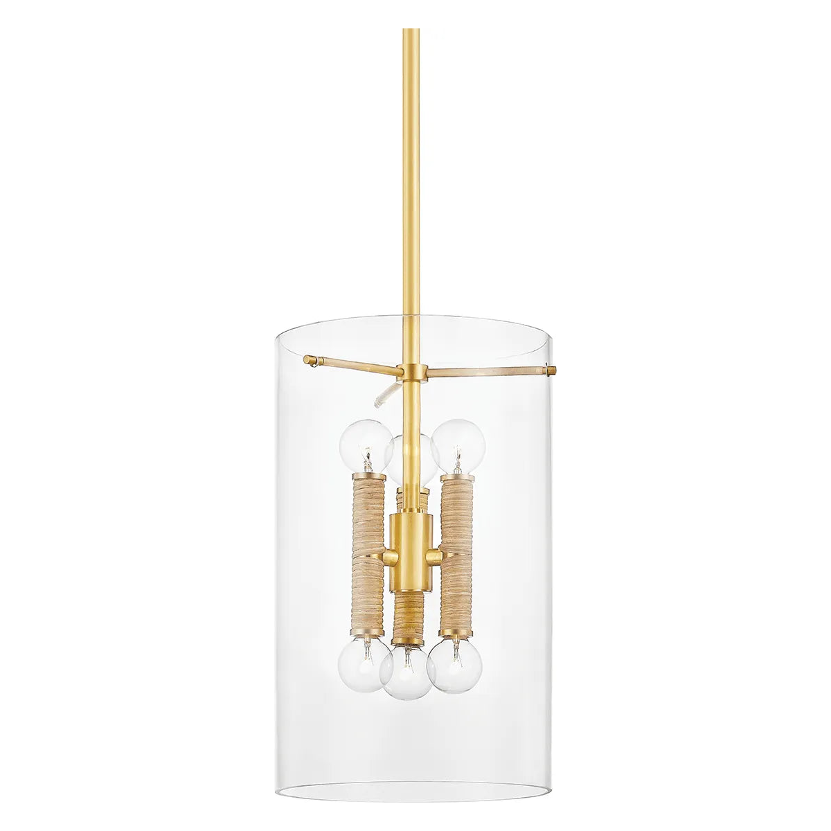 Hudson Valley Lighting - Barlow Lantern - BKO800-AGB | Montreal Lighting & Hardware