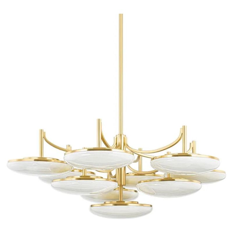 Hudson Valley Lighting - Bregman LED Semi Flush Mount - 2006-AGB | Montreal Lighting & Hardware