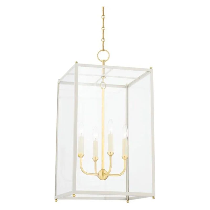 Hudson Valley Lighting - Chaselton Lantern - MDS1201-AGB/OW | Montreal Lighting & Hardware