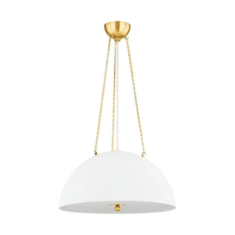 Hudson Valley Lighting - Chiswick Pendant - MDS1100-AGB/WP | Montreal Lighting & Hardware