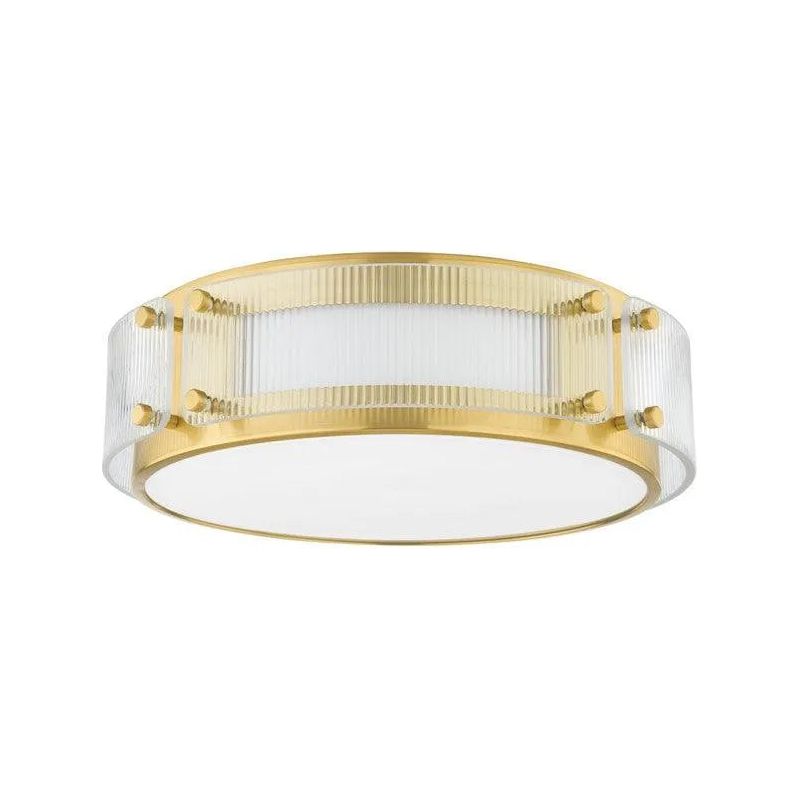 Hudson Valley Lighting - Clifford LED Flush Mount - 4714-AGB | Montreal Lighting & Hardware