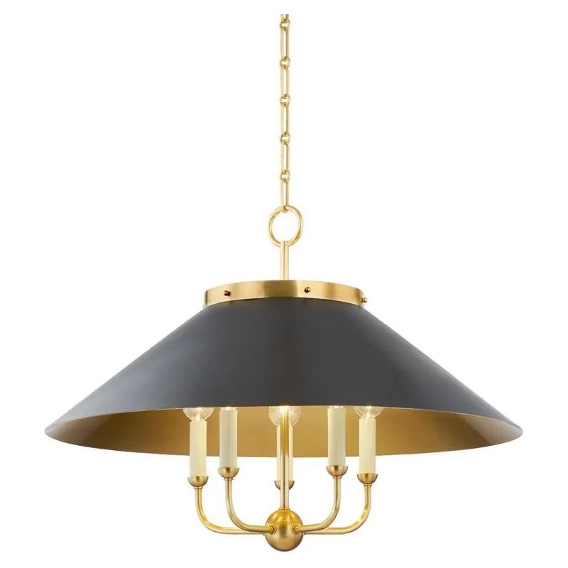 Hudson Valley Lighting - Clivedon Chandelier - MDS1403-AGB/DB | Montreal Lighting & Hardware