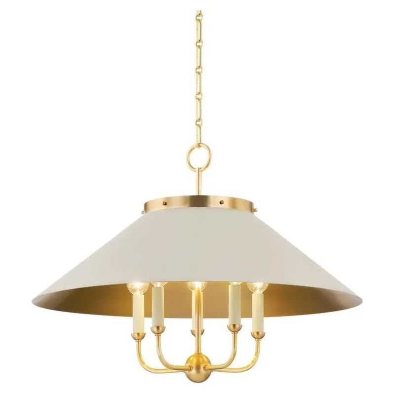 Hudson Valley Lighting - Clivedon Chandelier - MDS1403-AGB/OW | Montreal Lighting & Hardware