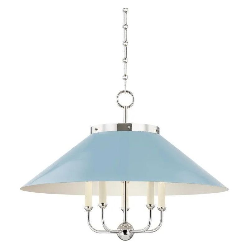 Hudson Valley Lighting - Clivedon Chandelier - MDS1403-PN/BB | Montreal Lighting & Hardware