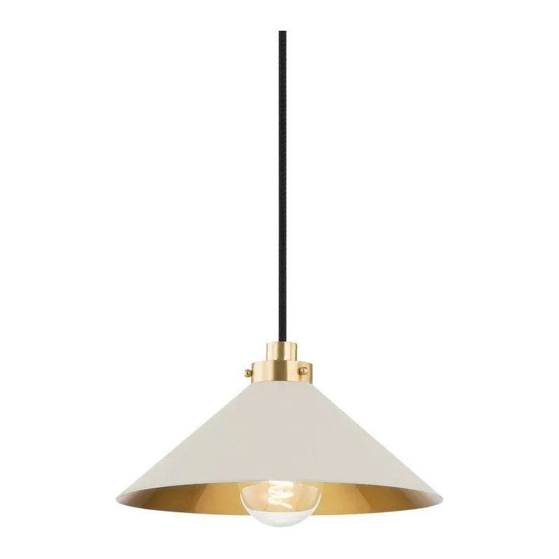 Hudson Valley Lighting - Clivedon Pendant - MDS1401-AGB/OW | Montreal Lighting & Hardware