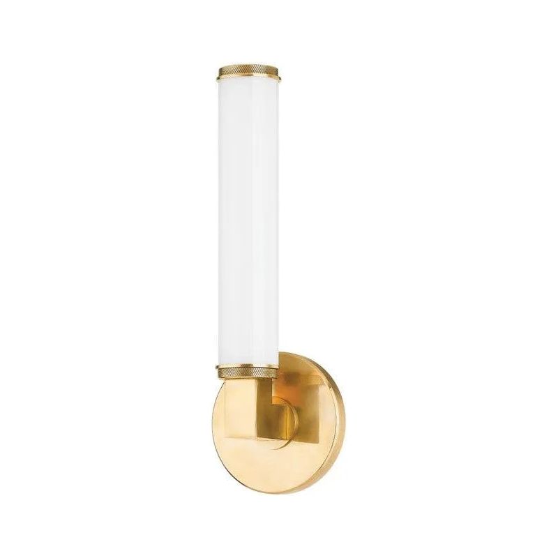 Hudson Valley Lighting - Cromwell LED Wall Sconce - 8714-AGB | Montreal Lighting & Hardware