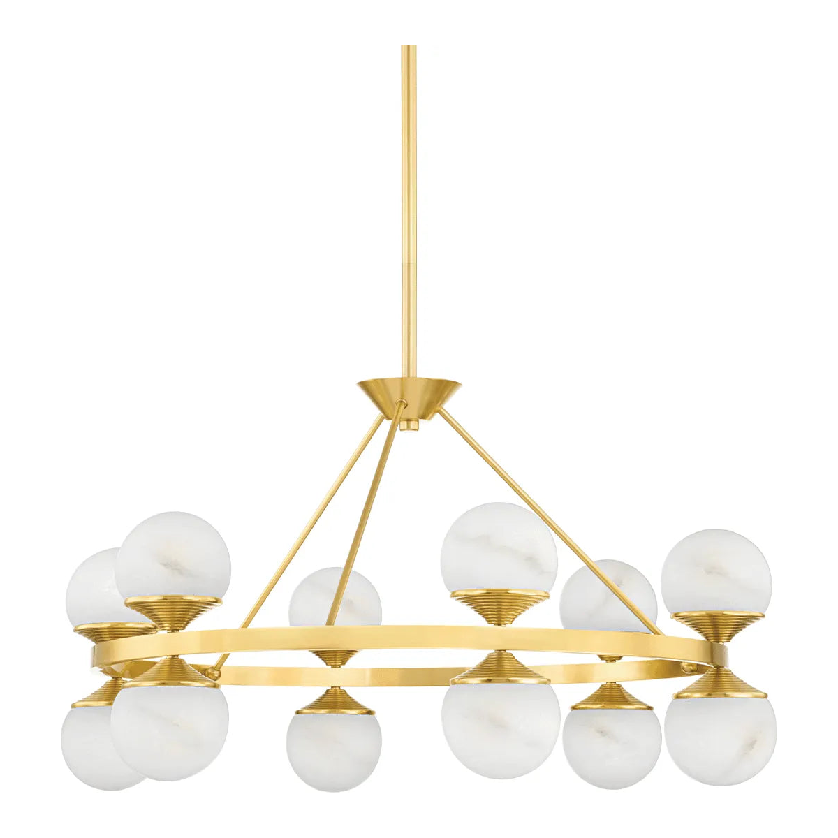 Hudson Valley Lighting - Grafton LED Chandelier - 8236-AGB | Montreal Lighting & Hardware