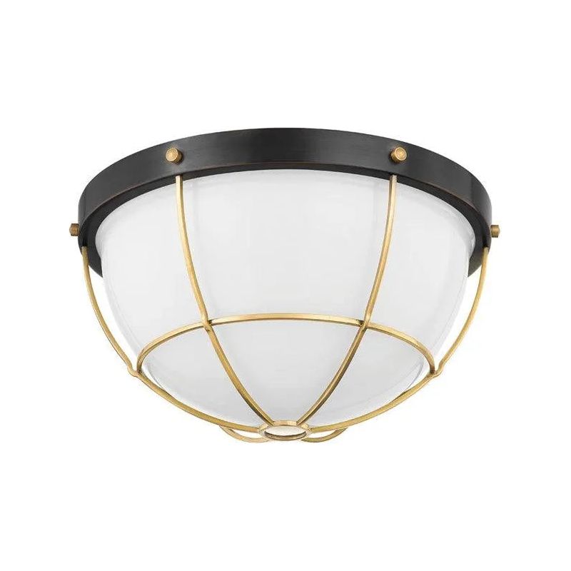 Hudson Valley Lighting - Holkham Flush Mount - MDS1501-AGB/DB | Montreal Lighting & Hardware