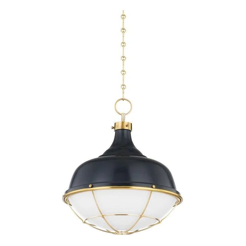 Hudson Valley Lighting - Holkham Pendant - MDS1502-AGB/DBL | Montreal Lighting & Hardware