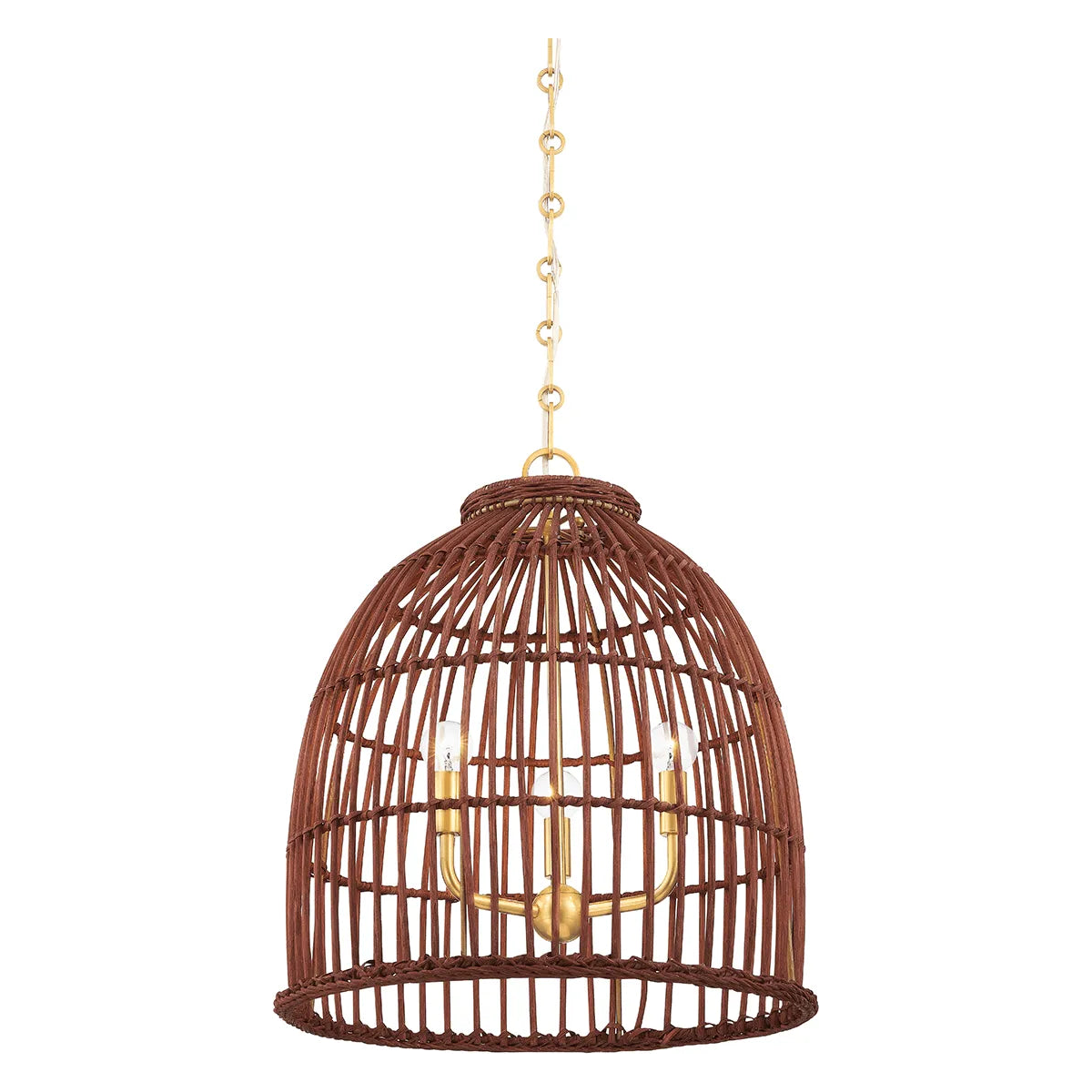 Hudson Valley Lighting - Jordan Pendant - BKO701-AGB | Montreal Lighting & Hardware