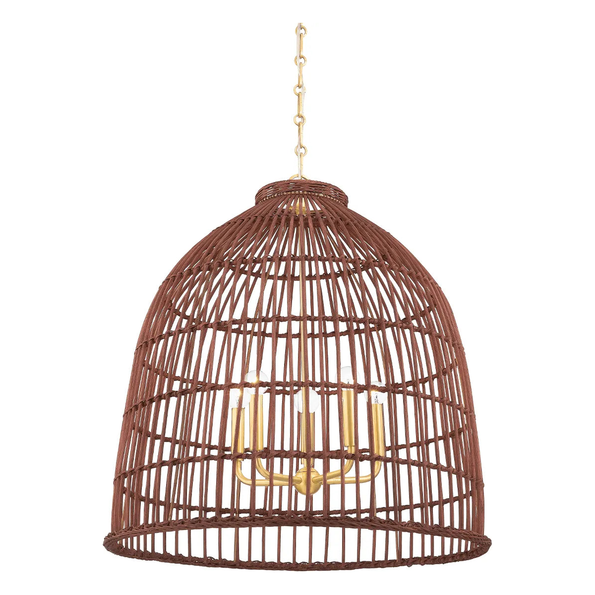 Hudson Valley Lighting - Jordan Pendant - BKO702-AGB | Montreal Lighting & Hardware