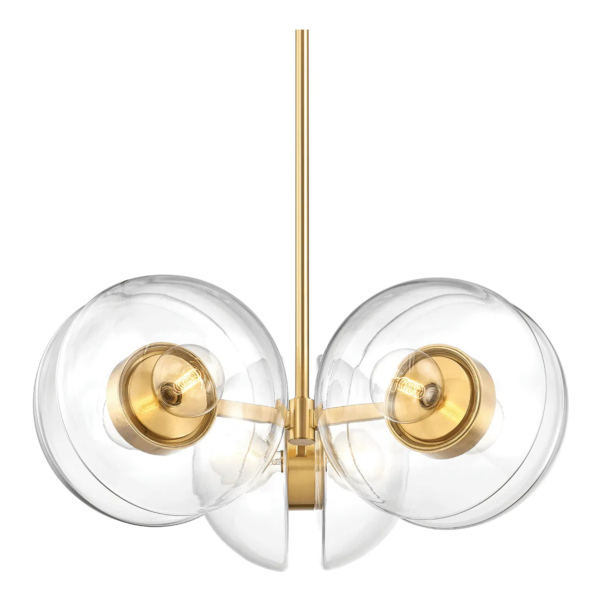 Hudson Valley Lighting - Kert Chandelier - 9439-AGB | Montreal Lighting & Hardware