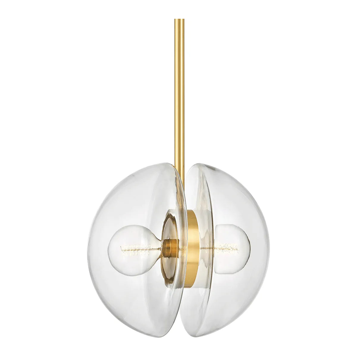 Hudson Valley Lighting - Kert Pendant - 9417-AGB | Montreal Lighting & Hardware