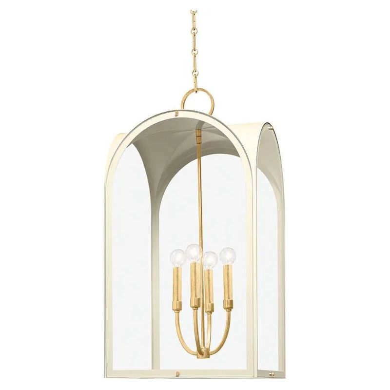 Hudson Valley Lighting - Lincroft Lantern - 6618-VGL/SSD | Montreal Lighting & Hardware