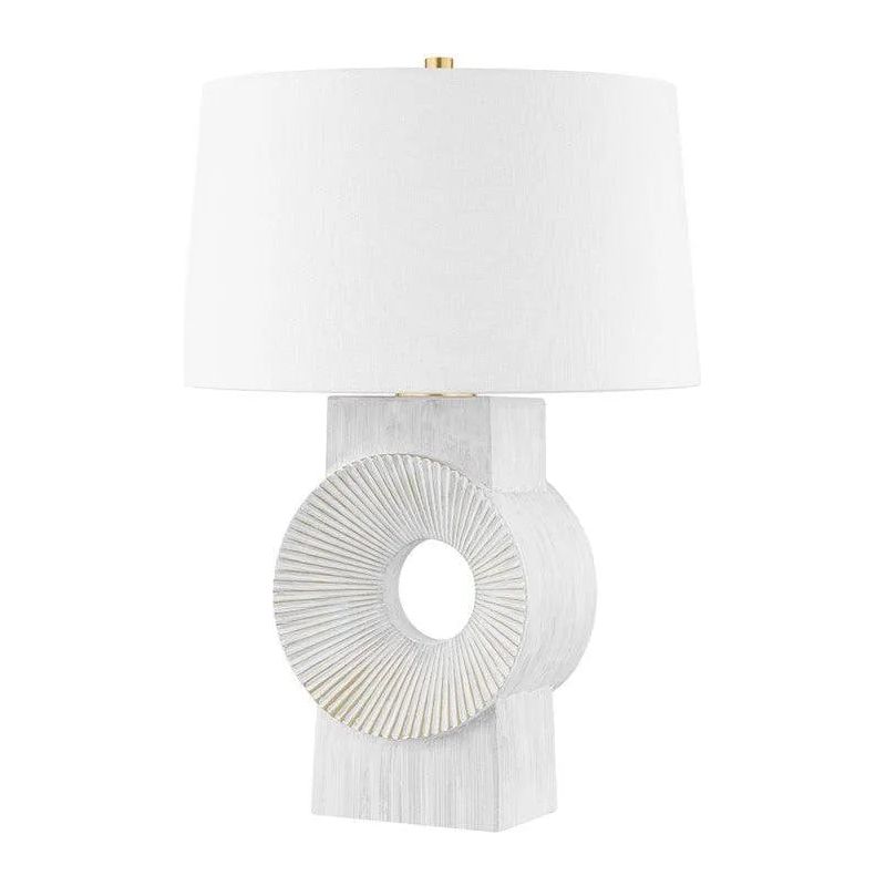 Hudson Valley Lighting - Milner Table Lamp - L1927-AGB/CWW | Montreal Lighting & Hardware