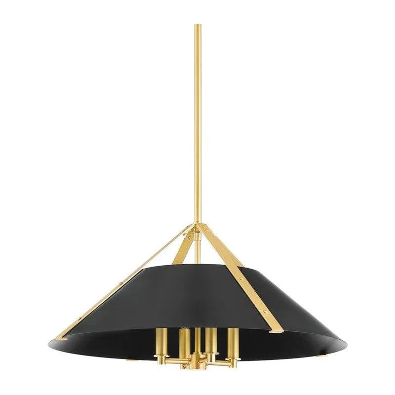 Hudson Valley Lighting - Raymond Pendant - 6726-AGB/SBK | Montreal Lighting & Hardware