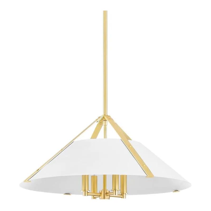 Hudson Valley Lighting - Raymond Pendant - 6726-AGB/SWH | Montreal Lighting & Hardware