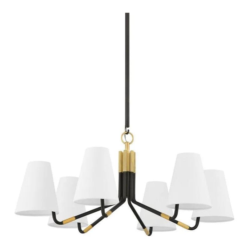 Hudson Valley Lighting - Stanwyck Chandelier - 6632-AGB/DB | Montreal Lighting & Hardware